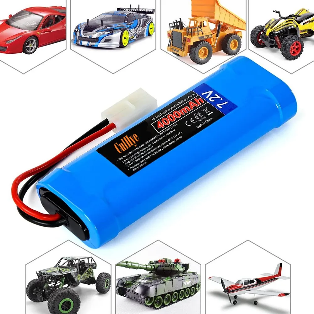 Culhye 7.2V 4000mAh NiMH RC bateria ze złączem Tamiya dla RC samochód zdalnie sterowana ciężarówka RC samolot helikopter RC zdalnie sterowana łódka