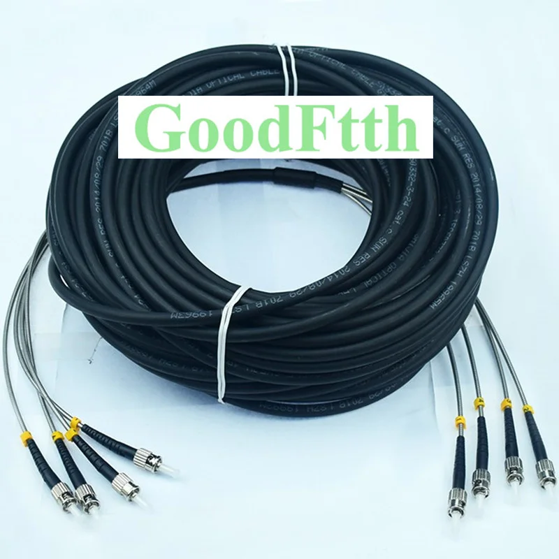 

Military Tactical Field TPU Armored Patch Cord ST-ST UPC SM 4 Cores GoodFtth 100m 150m 200m 250m 300m 350m 400m 500m