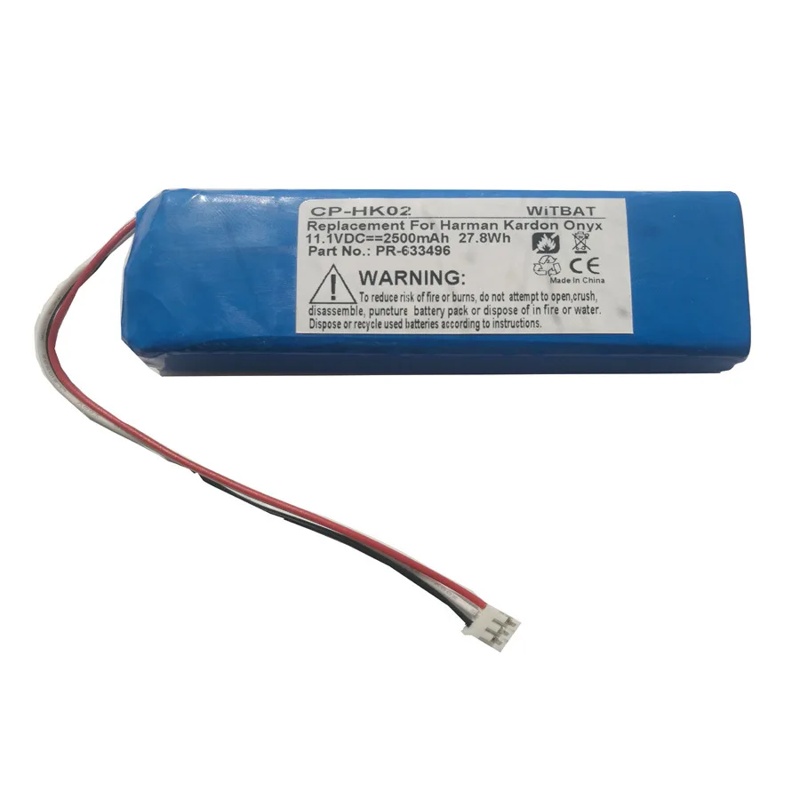 PR-633496 Battery for Harman Kardon Onyx Speaker Loudspeaker Li-Ion Lithium Rechargeable Battery Pack Replacement New