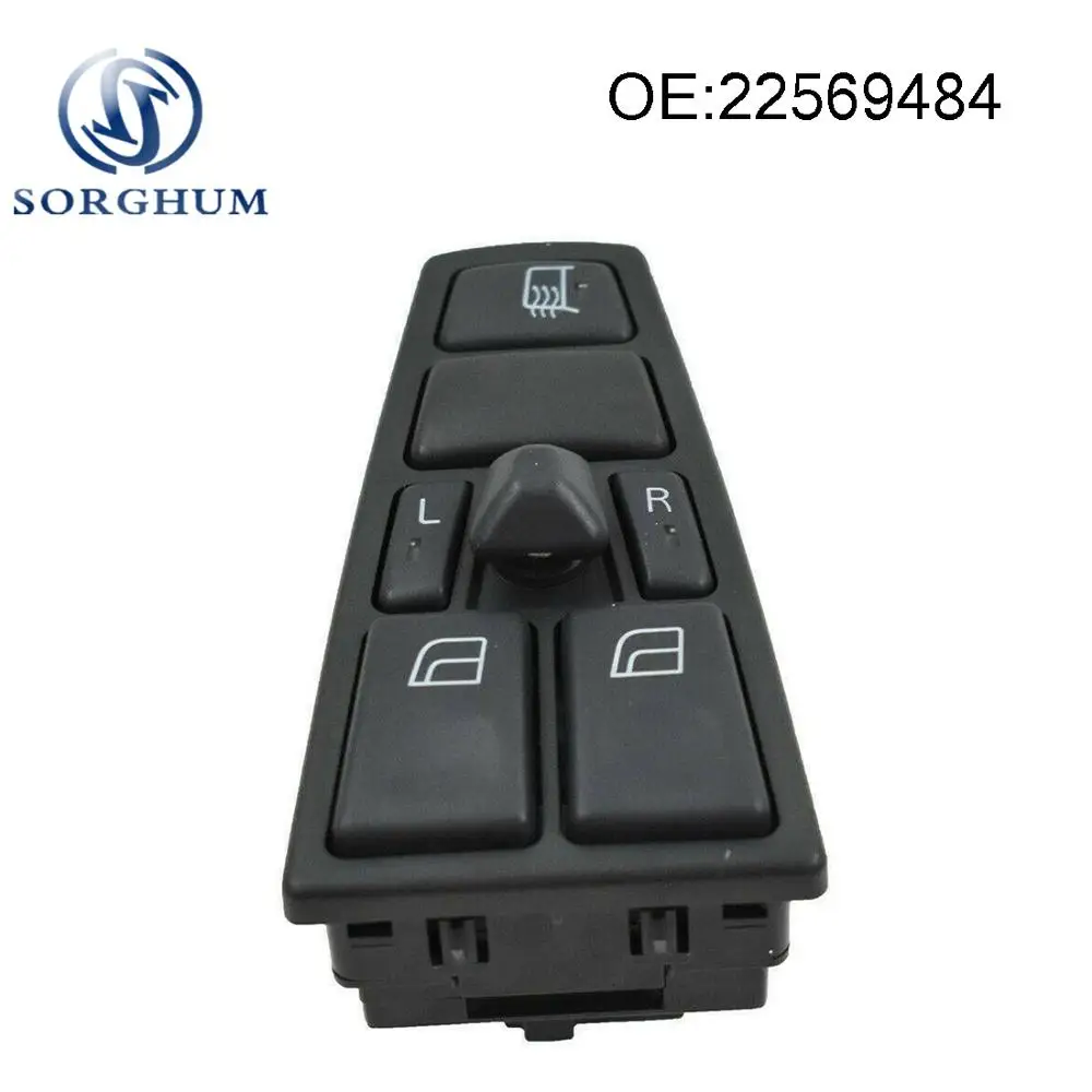 

Power Window Control Switch 22569484 20752918 For Volvo Truck FH12 FM VNL Front Left 20752918 22569484