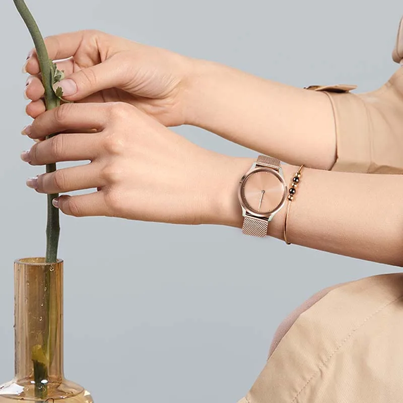 Stainless Steel Metal Watchband For Garmin Vivoactive 3 Music Vivoactive 4 4S Wrist Band Strap for Garmin Venu 2 2S Watch Correa