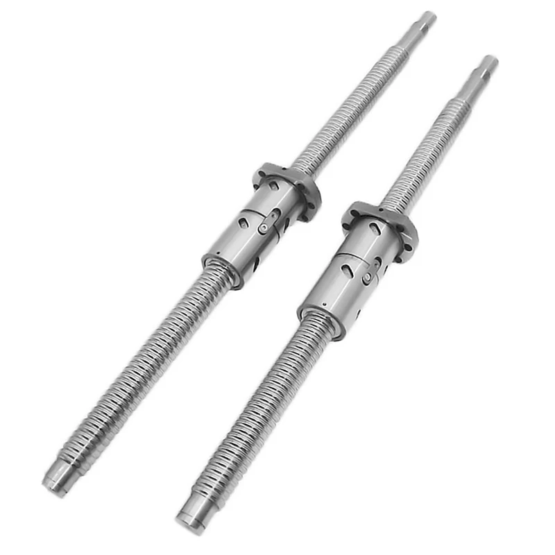 1PC Ball Screw 5010 Diameter 50mm Lead 10mm Length 150-1000mm+Double Nut End Processing Cnc Machine