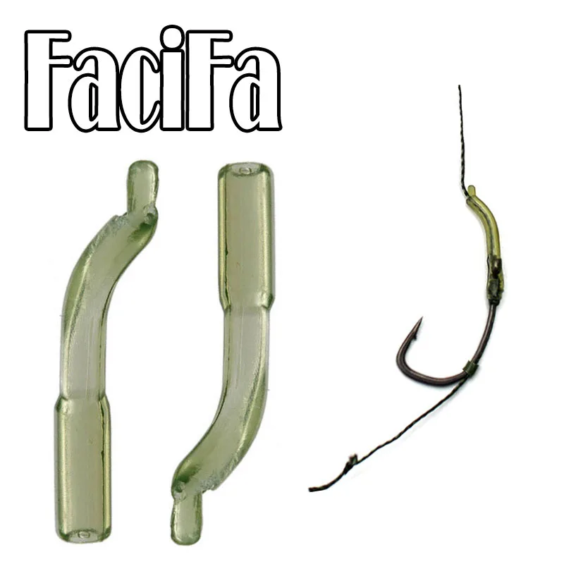 25 أو 100 قطعة من ملحقات صيد سمك الشبوط D تلاعب ربط خط المحاذاة كم مضاد للتشابك للشعر روني ريج نهاية معالجة