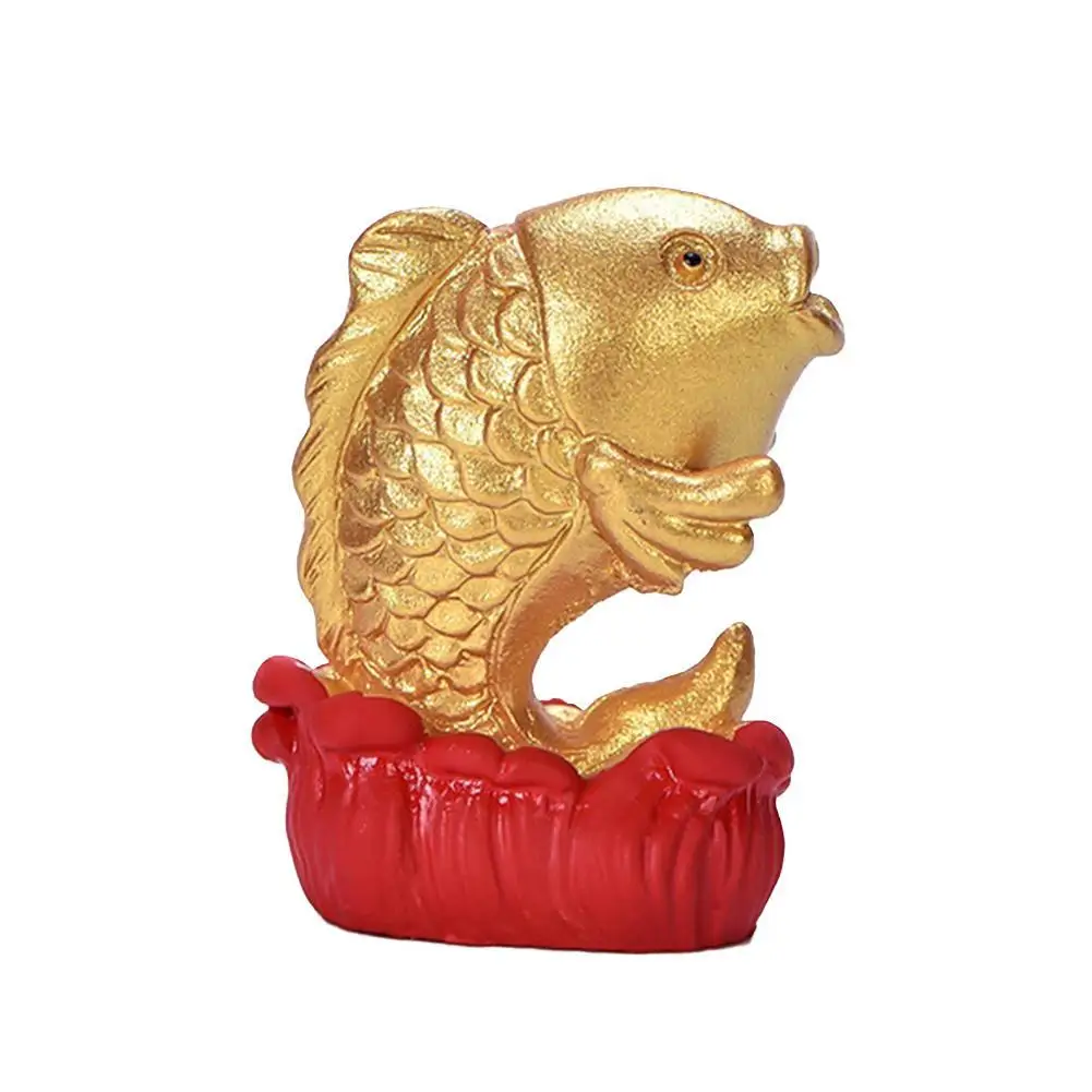 Mini Resin Fortune Tree Chinese Golden Ingot Home Office Desk Landscape Ornament Feng Shui Decoration Home Craft
