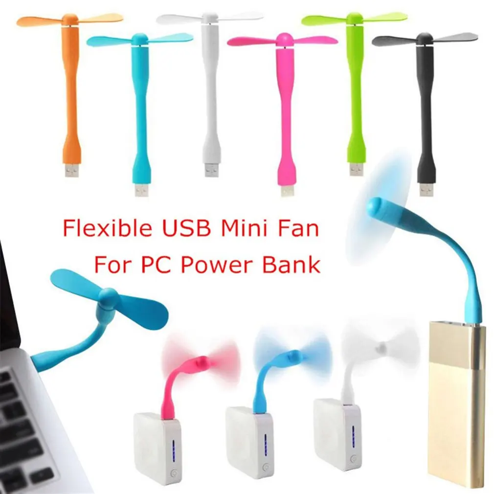 Big Sale! Mini 6 Colors Flexible Mini Handheld Usb Fan Portable Detachable Cooling Fan For laptop Usb Devices