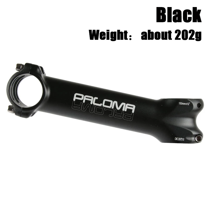 Paloma Bicycle Extended Stem 150mm Long 12 Degree CNC Handle 28.6 * 31.8mm Mountain Bike Road Bike Equipment Accessories