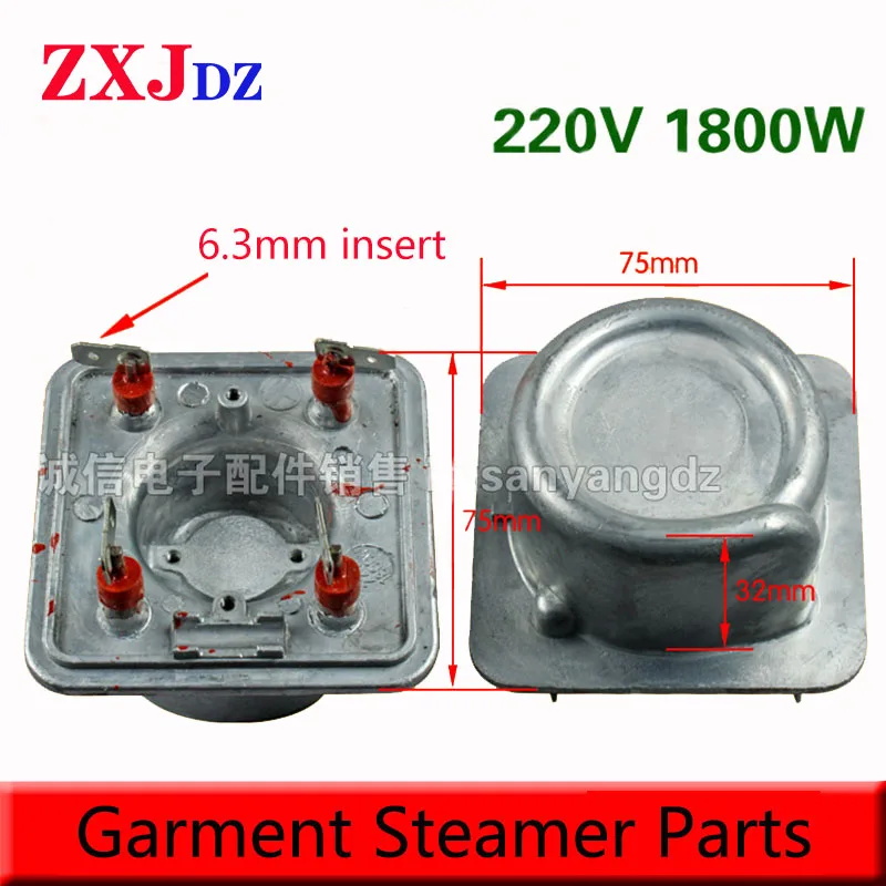 Elemento de aquecimento quadrado de 4 cabeças para máquina escaldante, aquecedor universal, tubo de aquecimento, aquecedor