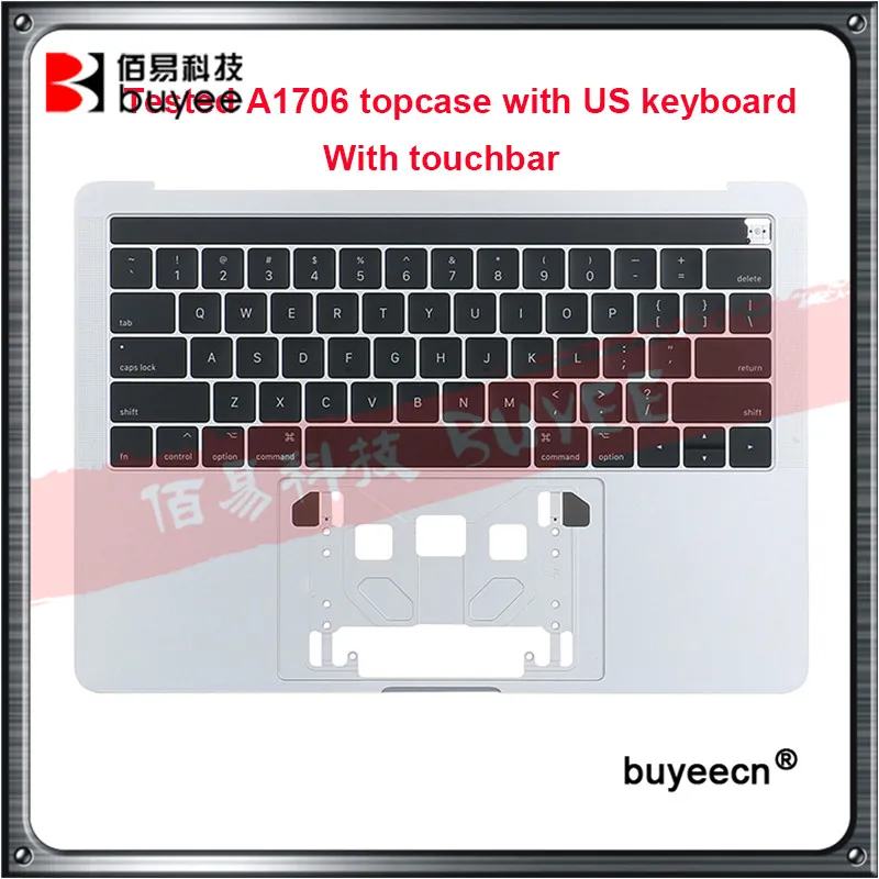 

Original Tested A1706 topcase US Dutch Swiss Keyboard For Macbook Pro Retina 13.3'' A1706 Palmrest TopCase touchbar 2016 2017