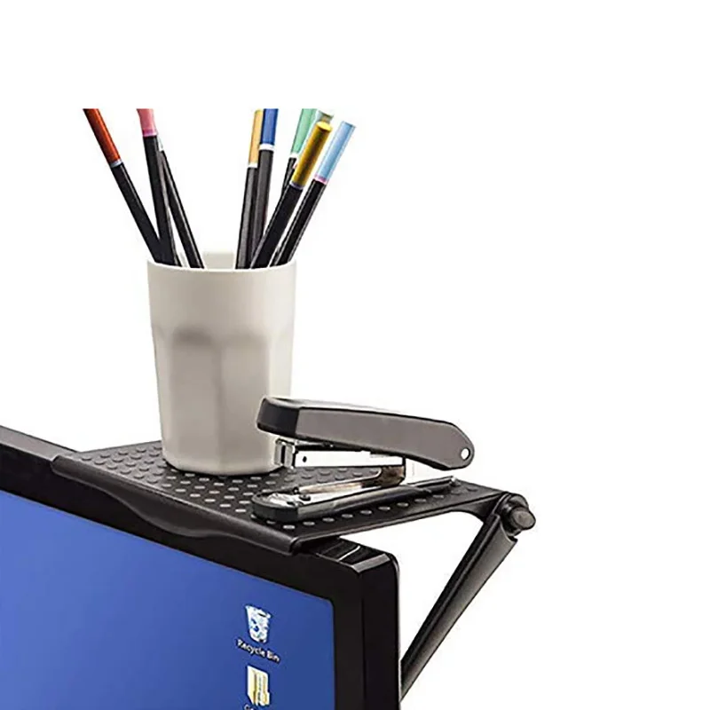 Verstellbarer Computer-Monitorständer, Multifunktionaler Desktop-Ständer mit Ablagefach - Aufbewahrungsorganizer, Schreibtischzubehör – Detail 2