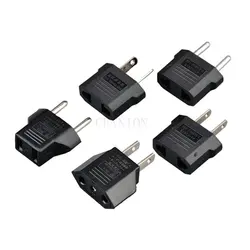 Mini White Black Adaptor To US EU AU US AC Power Plug Travel Adapter Convertor For USA MX Korea Europe Converter