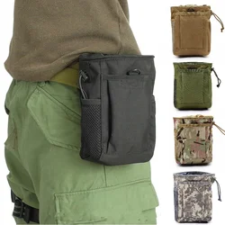 Molle Magazine Dump Drop Pouch Outdoor Hiking Hunting Accessories Recovery Waist Pack Utility EDC Bag Ammo Mag Holder Pouches