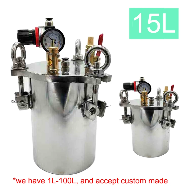 

15L glue dispensing pressure tank