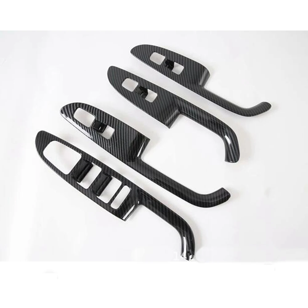 New ABS Car Trim For Hyundai AZERA Grandeur 2020 Left Hand Drive Window Lift Switch Cover Styling Auto Moldings 4pcs