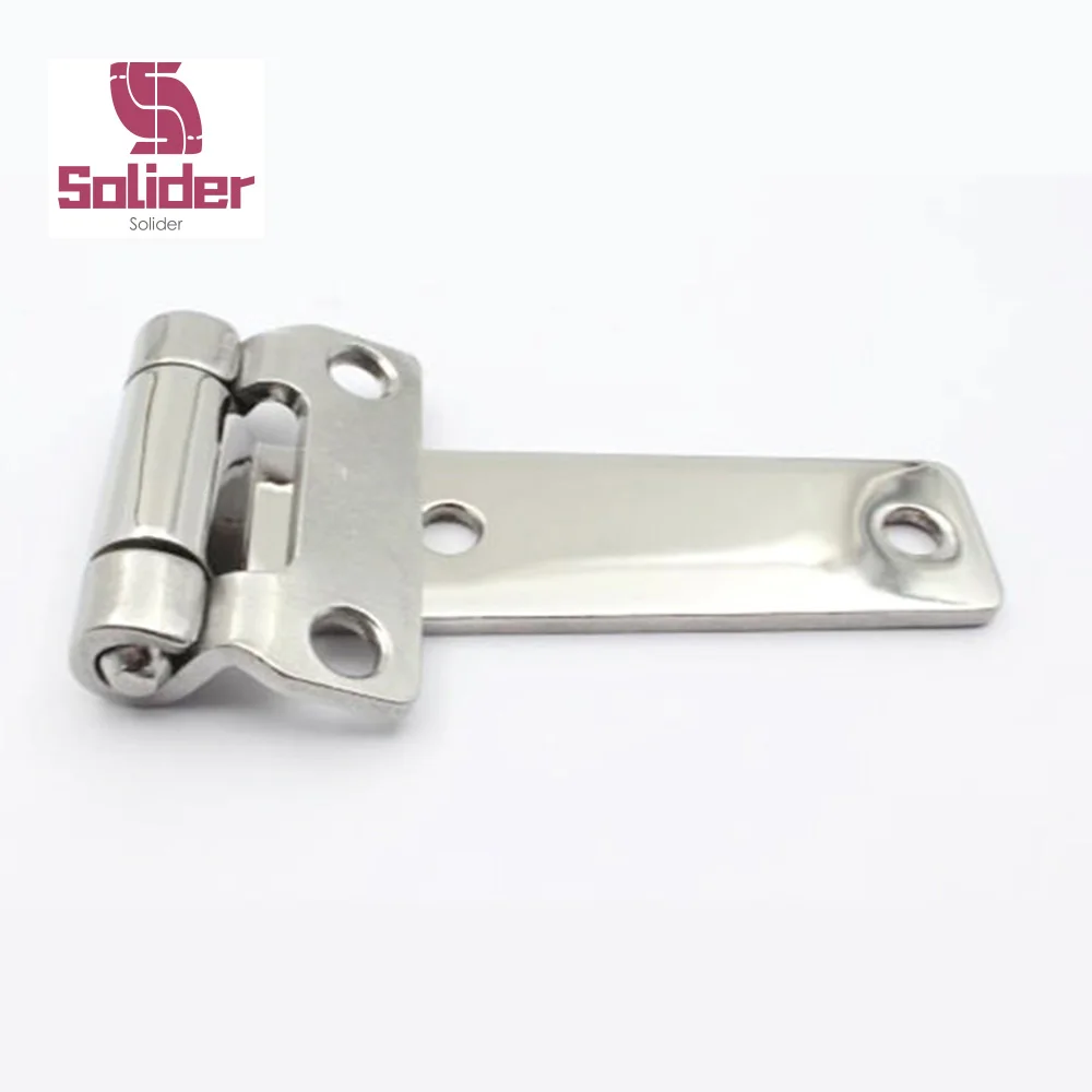 2 pcs Stainless Steel T Type Container Hinge Forged Truck Door Hinges Deck Cabinet Door Hinge