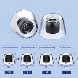 Latex Ear Tips for WF-1000XM4/1000XM3 Ear Tips TWS Earbuds for Buds+/Buds Anti-Slip Avoid Falling Off Earbuds