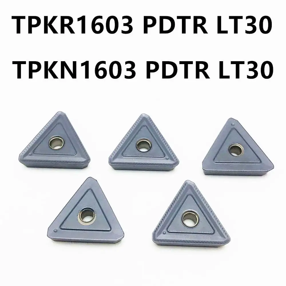 TPKR1603 TPKN1603 PDTR LT30, herramienta de torneado externo CNC recubierta de carburo PVD, TPKR 1603, mecanizado de hierro fundido de acero inoxidable TPKN 1603