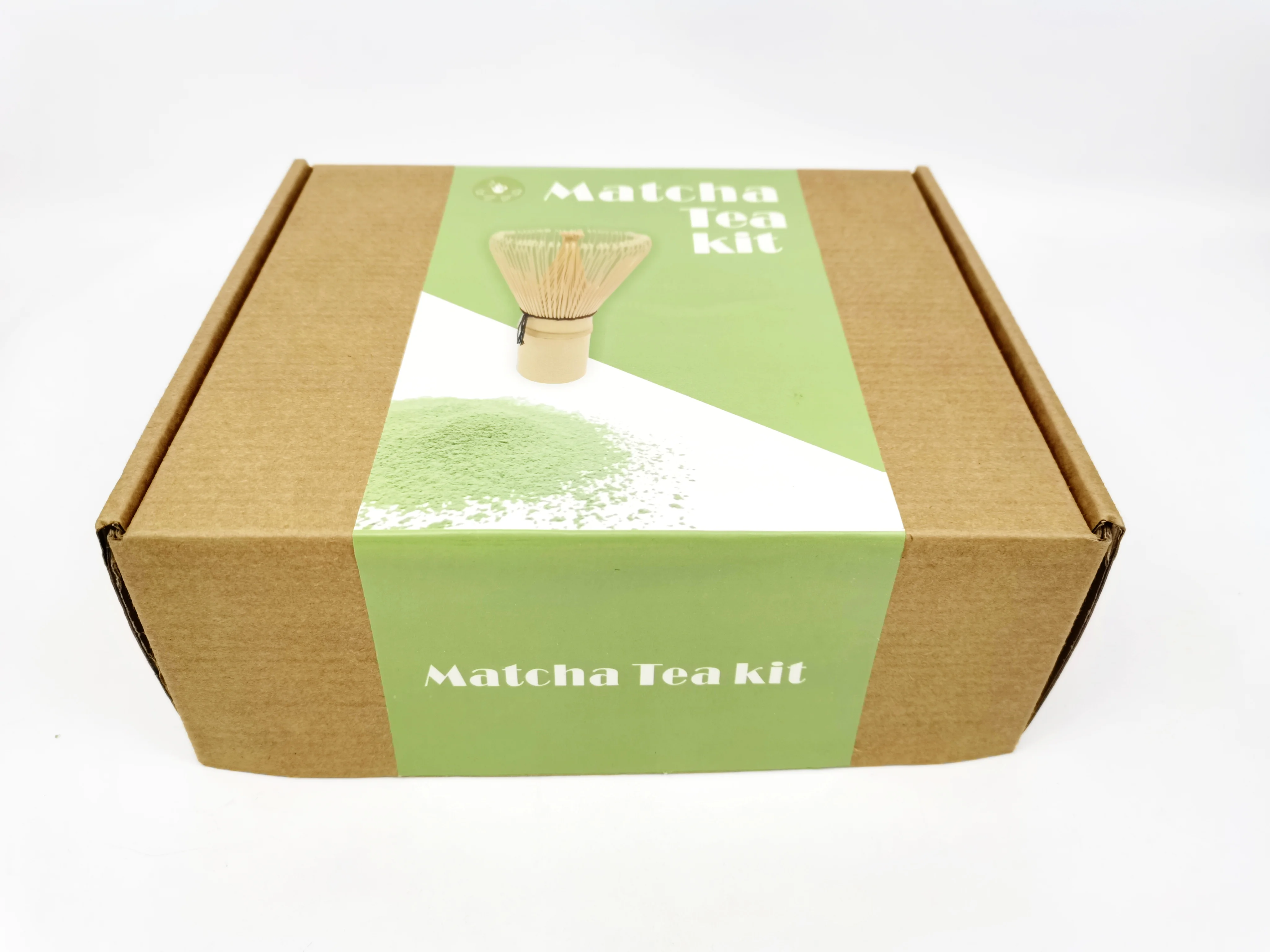 Traditional matcha powder green tea bamboo whisk tea sets gift box packaging matcha tea kit sets