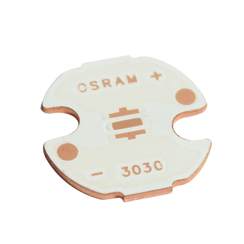 5PCS 3030 P7 Copper PCB Board 20mm 16mm Plate For 1W 3W 5W LED Plate Radiator Heatsink For DIY Lamp Flashlight Parts