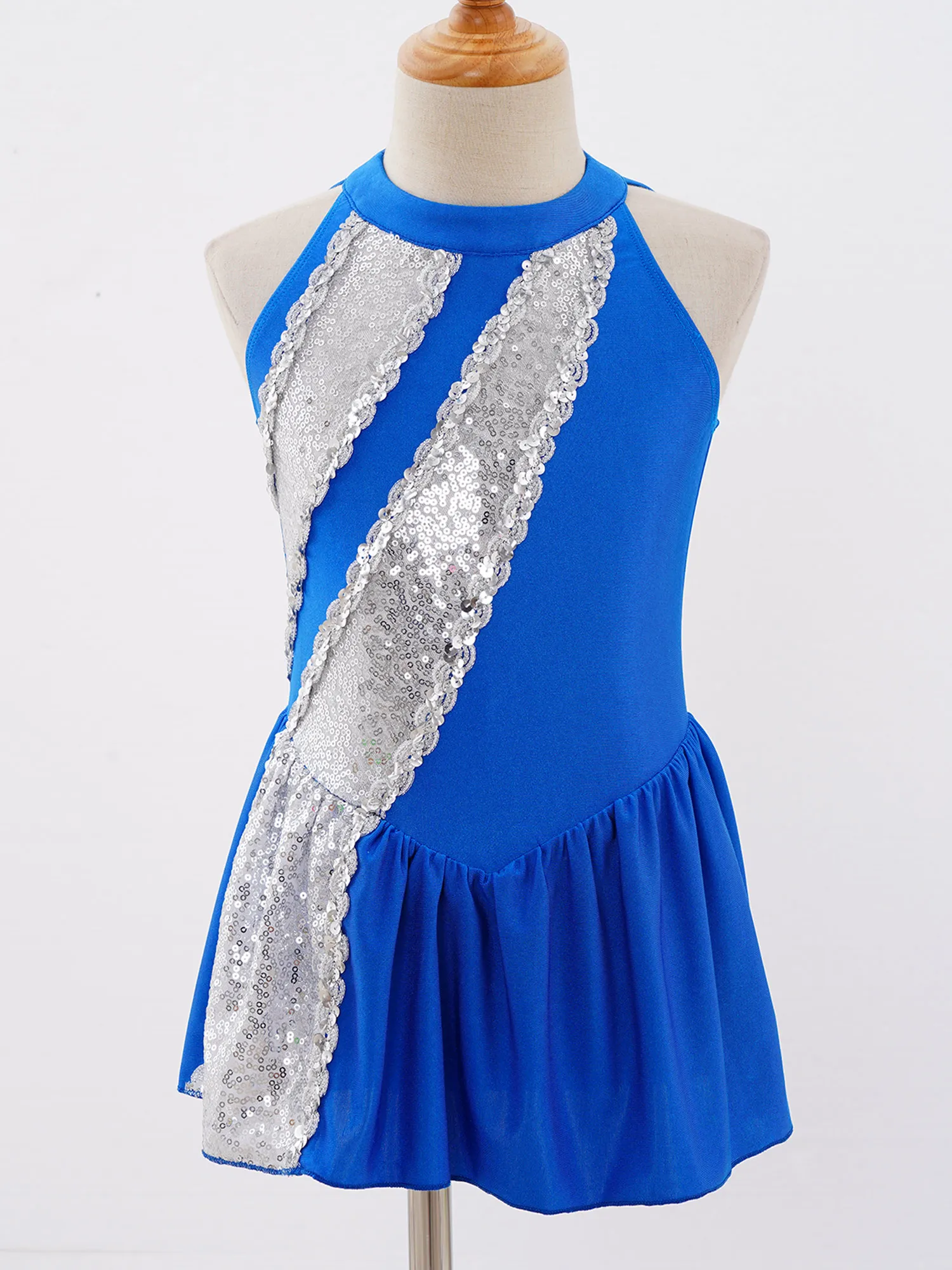 Robe Tutu de Ballet à paillettes pour enfants, Costume de danse lyrique pour adolescentes, justaucorps de gymnastique, de danse latine Jazz