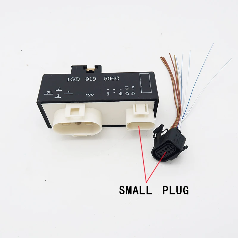 

auto fan control unit module relay and small plug For AUDI VW JETTA 1GD 919 506 C 1GD 919 506C 1GD919506C