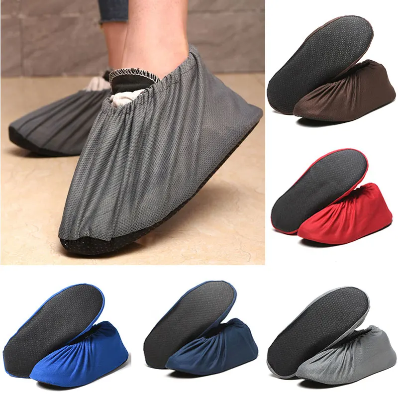 Thick Reusable Shoe Covers unisex Non-slip Washable Keep Floor Carpet Cleaning Household Shoes Protector Cover Shoes Covers hot