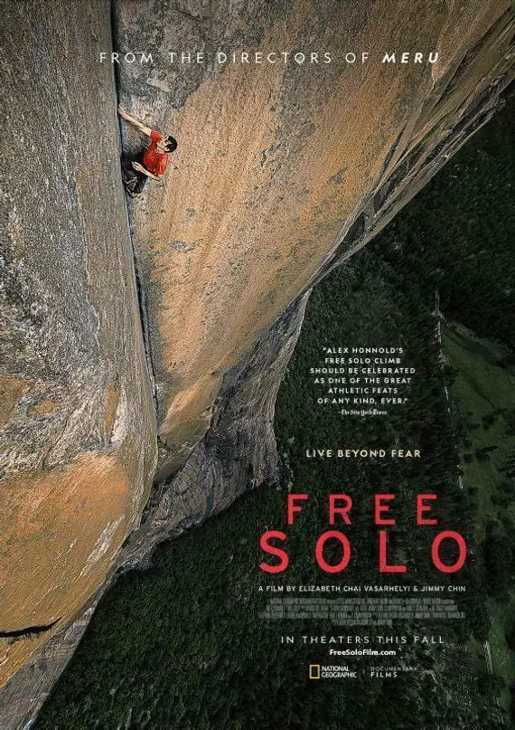 Free Solo Alex Honnold Solo Climb Motivational Movie 2 Silk Fabric Wall Poster Art Decor Sticker Bright