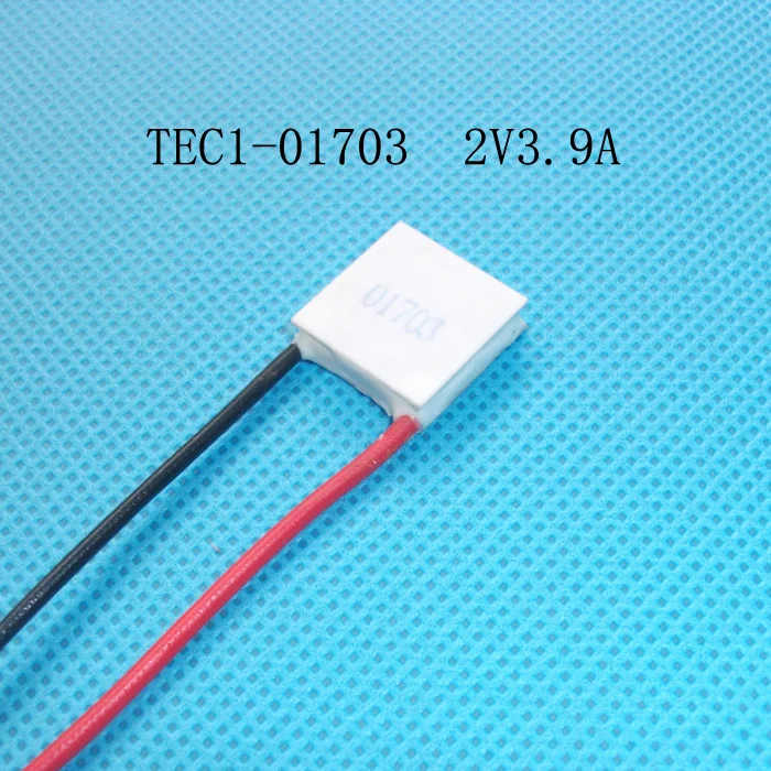 2pcs Temperature difference semiconductor chilling plate TEC1-01703 15*15MM low-power 2v3a BEAUTY & MASSAGE EQUIPMENT cooler