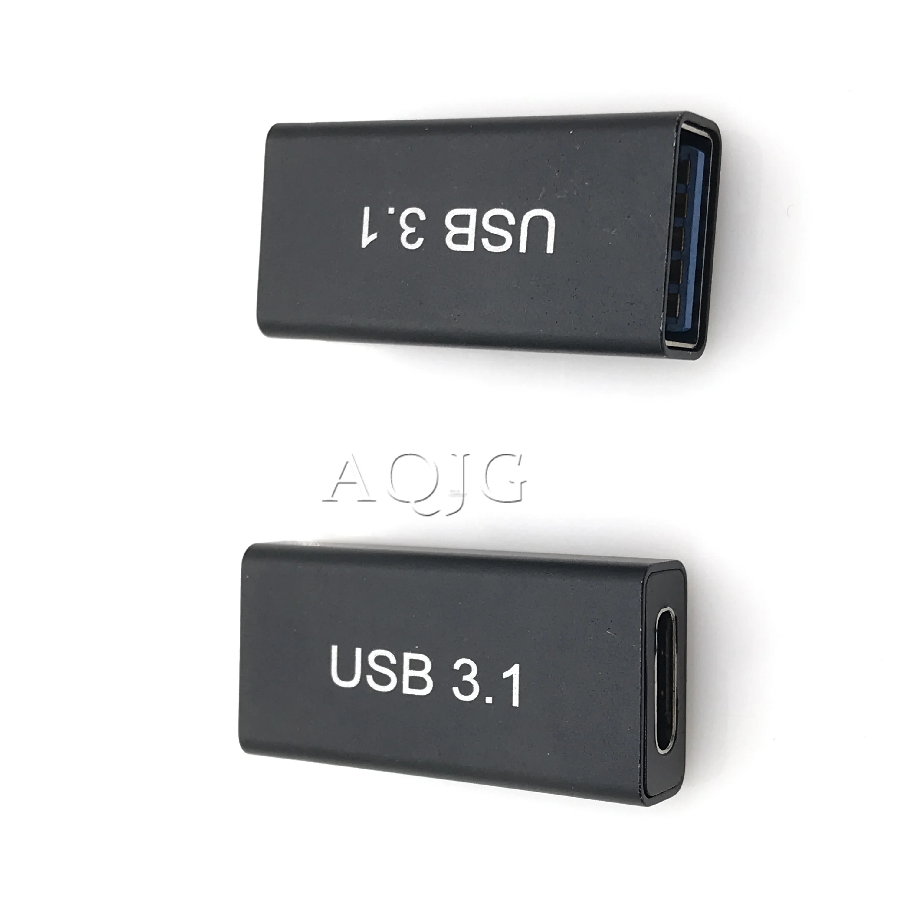 1 шт., адаптер USB Type-C (мама)-USB 3,0 (мама)