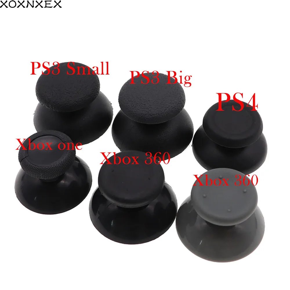 

2Pcs 3D Analog Joystick Stick Module Mushroom Cap For Sony PS4 PS3 Xbox one Xbox 360 Controller Thumbstick Cover