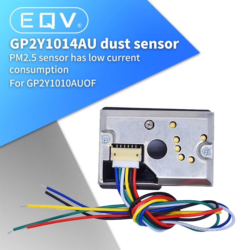 GP2Y1014AU0F Compact Optical Dust Sensor Compatible GP2Y1010AU0F GP2Y1010AUOF Smoke Particle Sensor With Cable