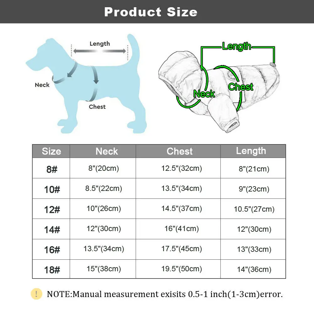 Waterproof Dog Winter Clothes for Small Medium Dogs Pet Jacket Hoodie Coat Pink Warm Dog Pet Clothes Chihuahua French Bulldog