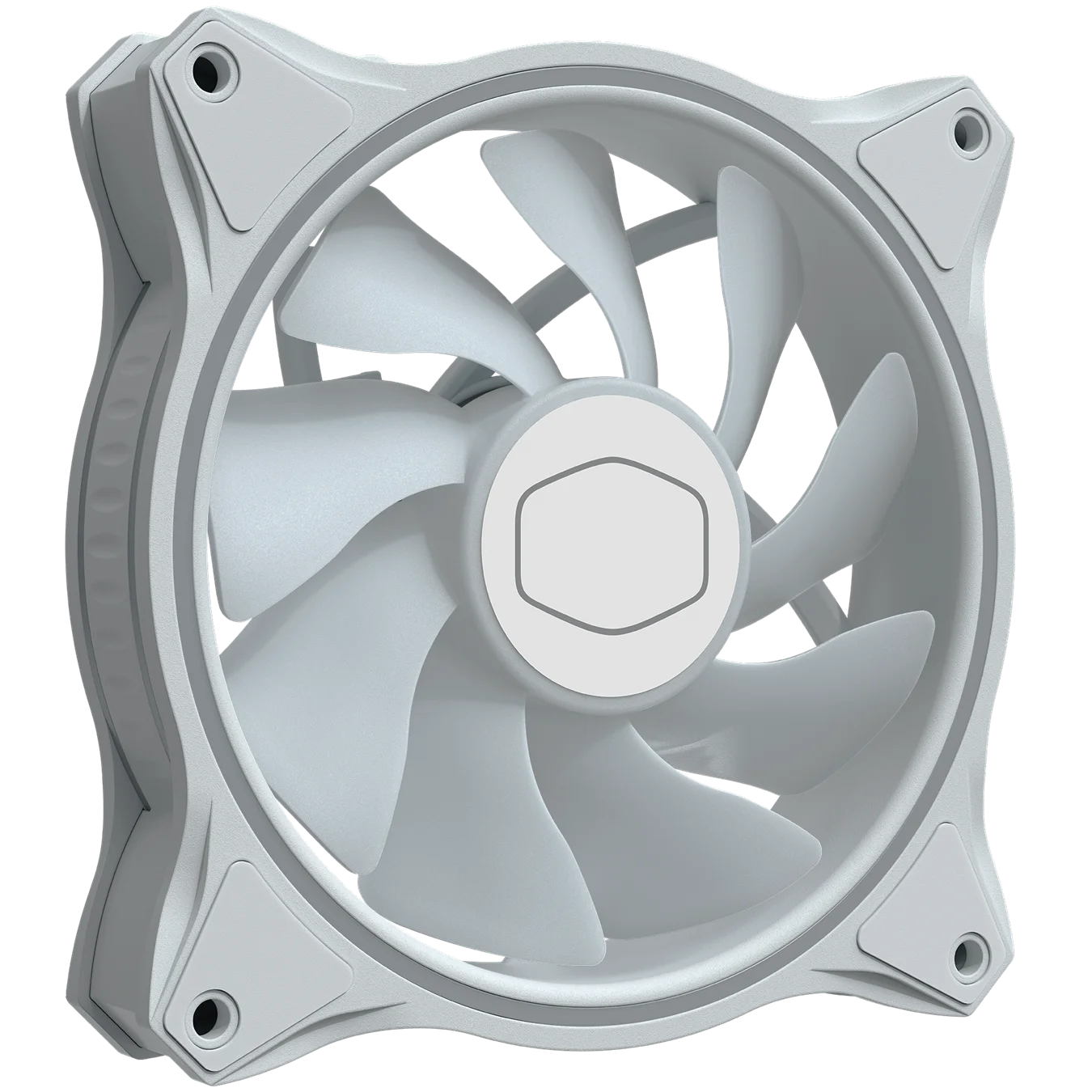 Imagem -05 - Ventilador Mastercooler Mf120 Halo Branco Edição Argb para Computador Chassis Efeito de Iluminação