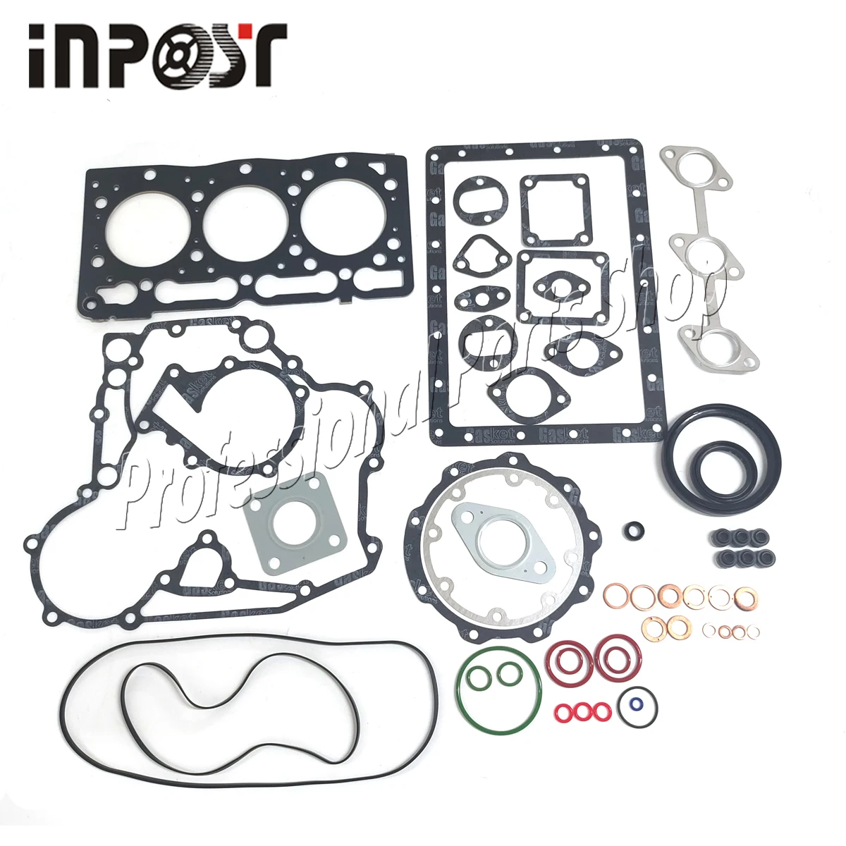 D905 Upper Gasket kit 07916-27885 and Lower Gasket kit 07916-27797 for Kubota B1700 Tractors