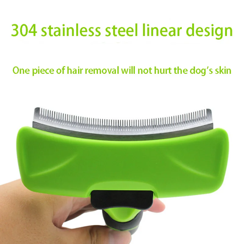 New Pet Hair Remover Combs Furmine Dog Cat Grooming Brush Deshedding Tool Comb Edge Trimming Rake Removal Fur Brush Tool Gift