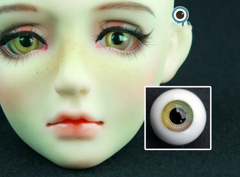 1/12 1/8 1/6 1/4 1/3 Doll Make Up Accessories Full Size 8mm-26mm BJD Dreamy Gradient Glass Eyeball For SD YOSD MSD SD13 C0999