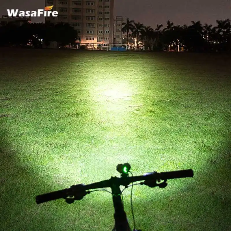 自転車のヘッドライト,自転車のフロントライト,16 x t6 LED,40000ルーメン,3モード,サイクリング用,バッテリーなし