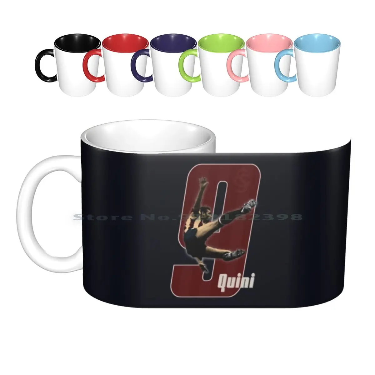 Quini-Sporting Ceramic Mugs Coffee Cups Milk Tea Mug Quini Sporting De Gijón Puxa Sporting Molinón Asturias Asturies Spain