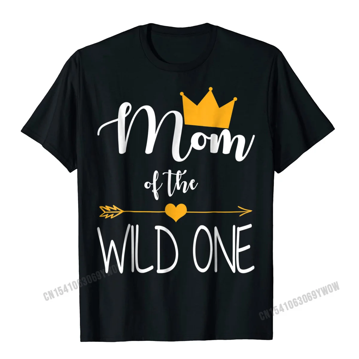 Mom Of The Wild One Baby First Birthday Funny Gift Shirt Men New Coming Men T Shirts Camisas Summer Tops Tees Cotton Classic