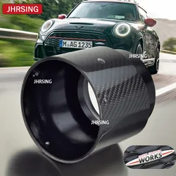 NEW Carbon Fiber Exhaust Tip Muffler Tips Fit for JOHN COOPER WORKS  2022 2.0T Exhaust Pipe 95mm For MINI JCW Black/silver