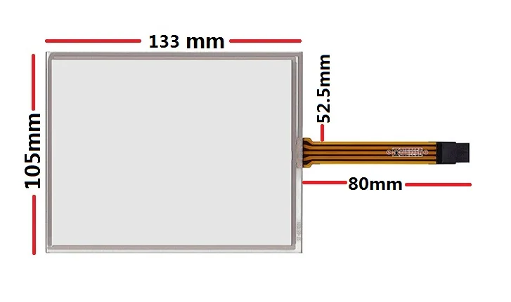 Nova tela de toque industrial de 5,7 polegadas é adequada para tela externa manuscrita X431 TP177A TP177B 6AV6