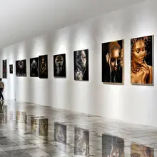 African Woman Oil Painting Canvas #6