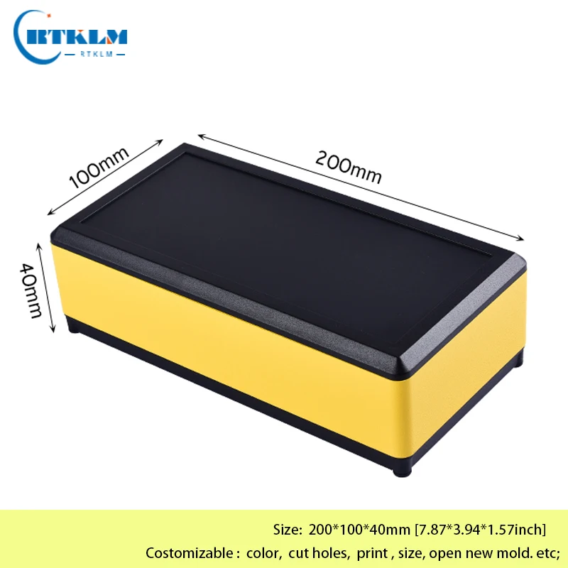 

Aluminium project box diy metall case aluminium enclosure junction box amplifier housing for electronics 200*100*40mm