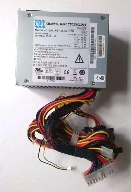 

Power Supply For CWT PSF250MP-60 250W For HIKVISION Hard disk Recorder