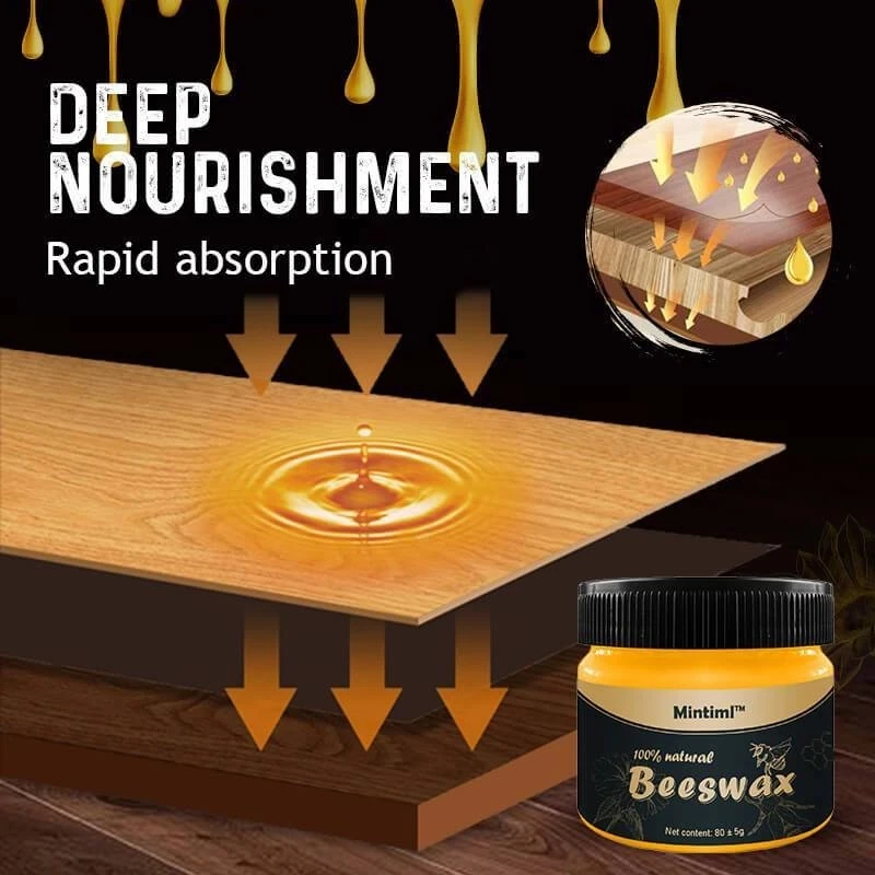 Przyprawa do drewna wosk pszczeli organiczny naturalny czysty wosk pielęgnacja mebli konserwacja wosk do czyszczenia drewna polerowany magazyn zagraniczny Dropship