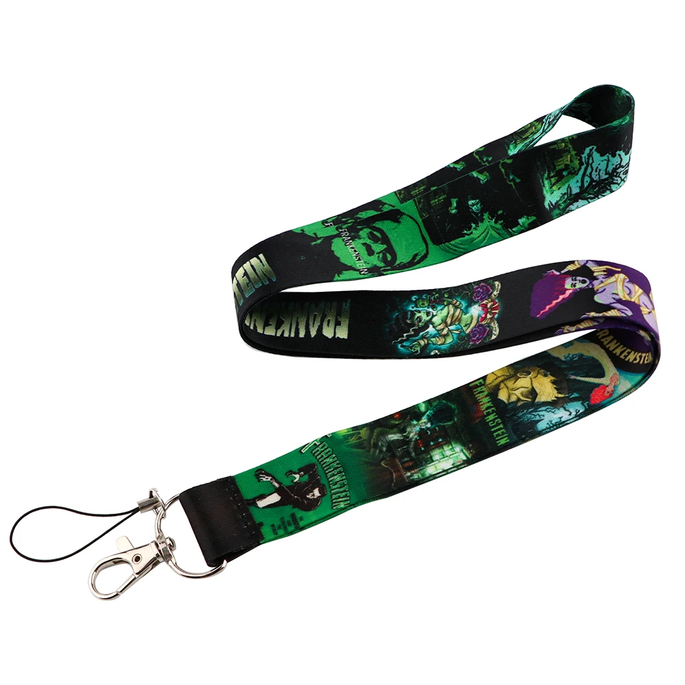 Flyingbee-cordón de identificación para teléfono móvil, accesorios para llaves, accesorios para el cuello, insignia de moda, novia fantasma, X2385