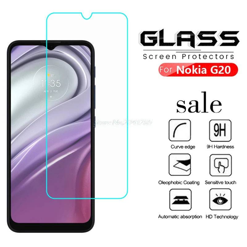 2-1PCS Glass Cover For Nokia G20 Tempered Glass for Nokia X10 X20 XR20 C10 C20 Plus C30 Screen Protector on Nokia G10 G20 G50 5G