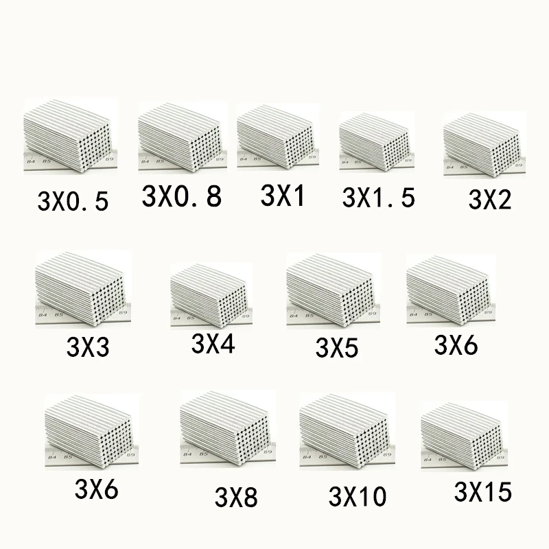 

100pcs N52 Axial Mini Small Round Micro Magnets 3x0.5 3x0.8 3x1 3x2 3x2.5 3x3 3x4 3x5 3x6 3x8 3x10 3x15 2x2 Dia.0.5mm