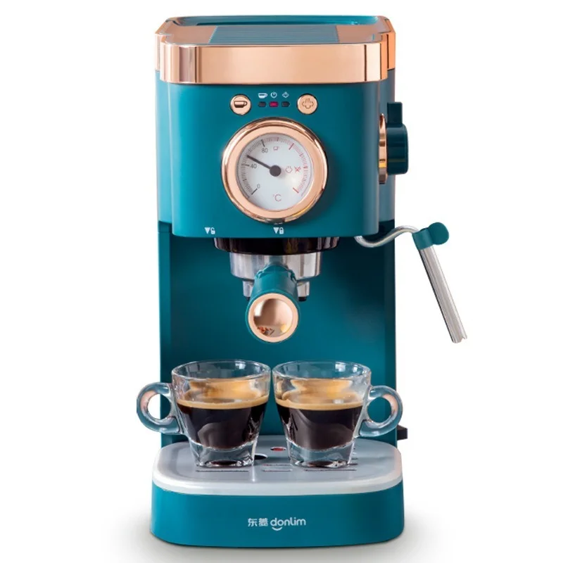 Donlim  Espresso 20bar Coffee Machine Semi Automatic Cafe Powder Cappuccino Electric Maker DL-KF5400  220V Cappuccino