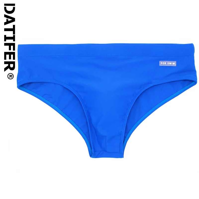 2024 Summer Datifer Quick Dry Swimming Briefs Men\'s Swimwear Low Sexy Swimsuit Boxers Male Fitness Beachwear