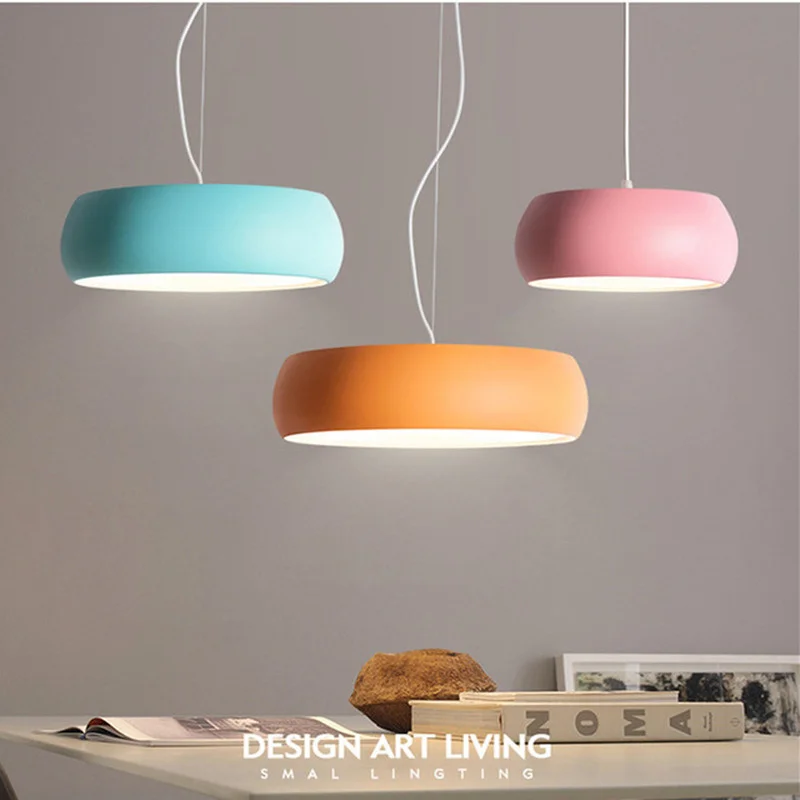 

Nordic Macaroons Multicolor Pendant Light Bedroom Simlpe Creative Light Lovely Designer Home Light Kids Light Free Shipping